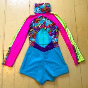 One of a Kind Colorful Festival Romper / Playsuit